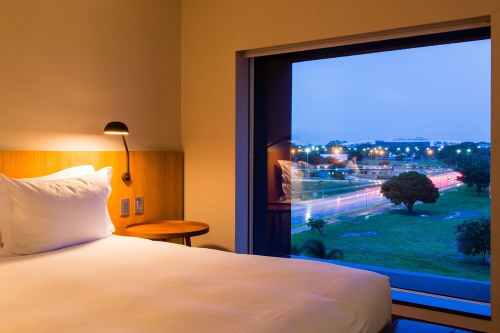 B Hotel บราซิเลีย ภายนอก รูปภาพ A room at the hotel
